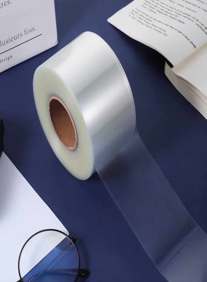 Prudiut 500 PCS Label Protectors, Clear Label Protectors Waterproof Clear Labels for Protecting Barcodes, Books, Numbers, Clothes Food Labels in Laboratory, Library, Office, Supermarket (3.35×1.97inch) - Image 2